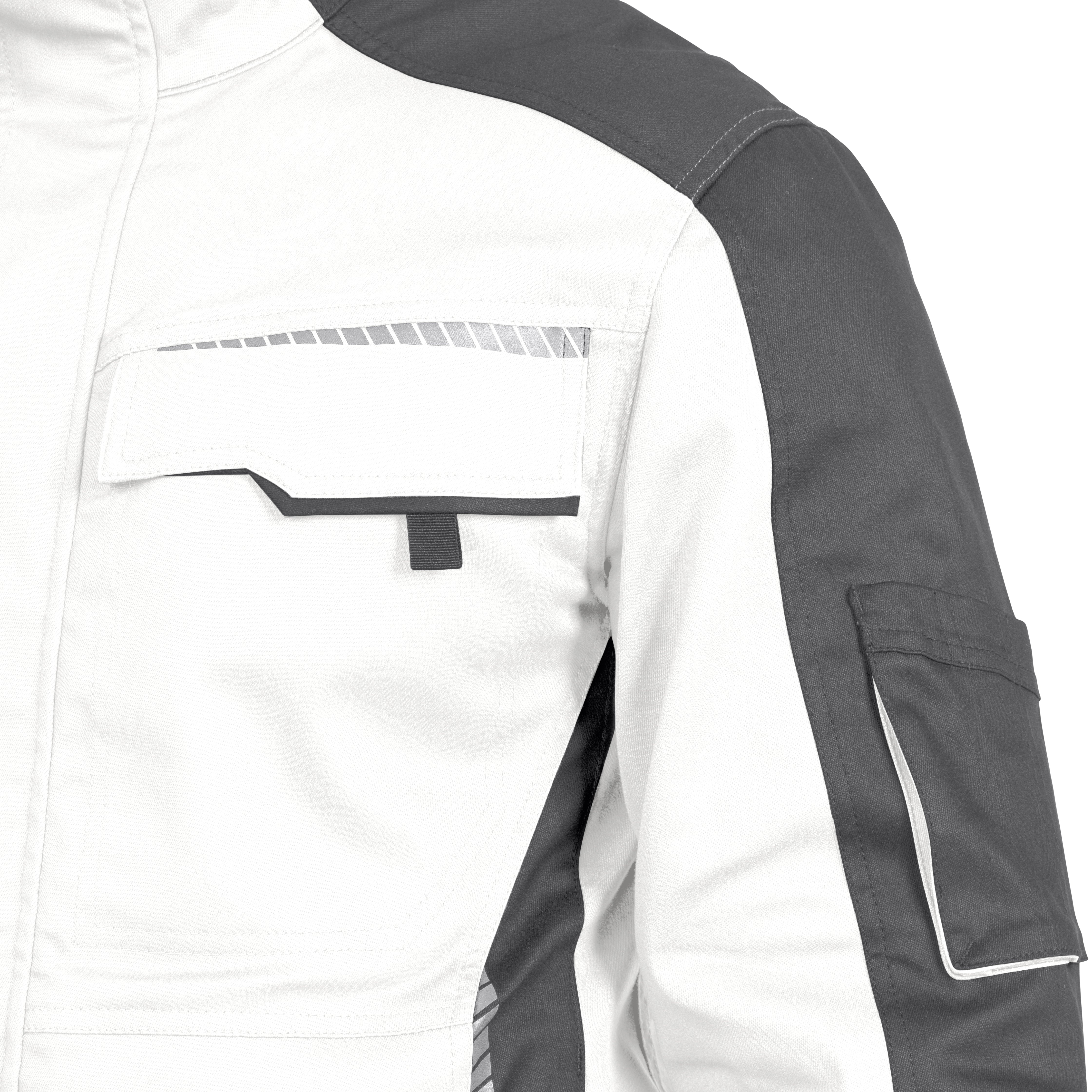 FLEX Bundjacke weiß/grau