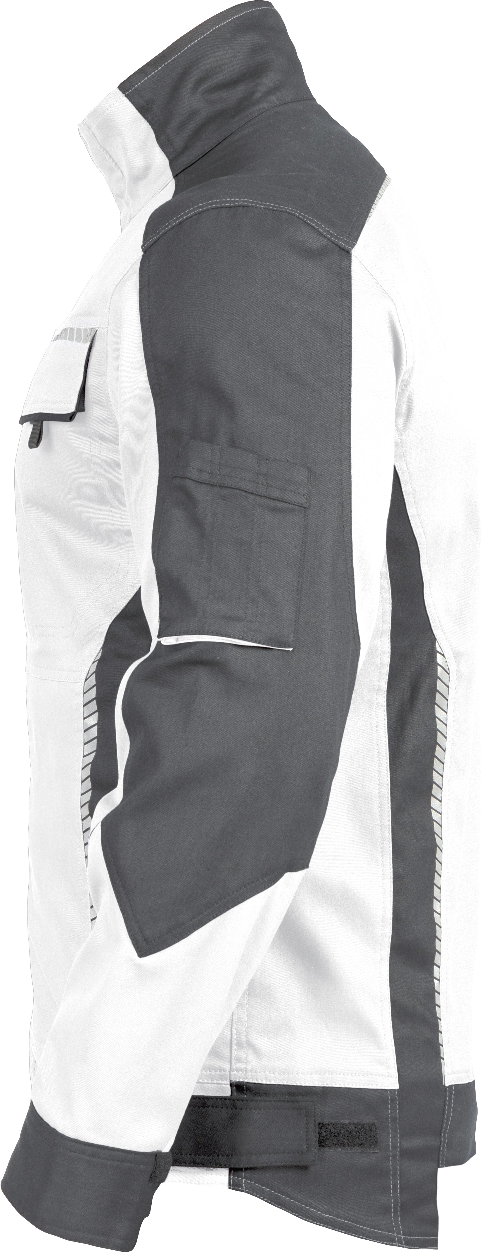 FLEX Bundjacke weiß/grau
