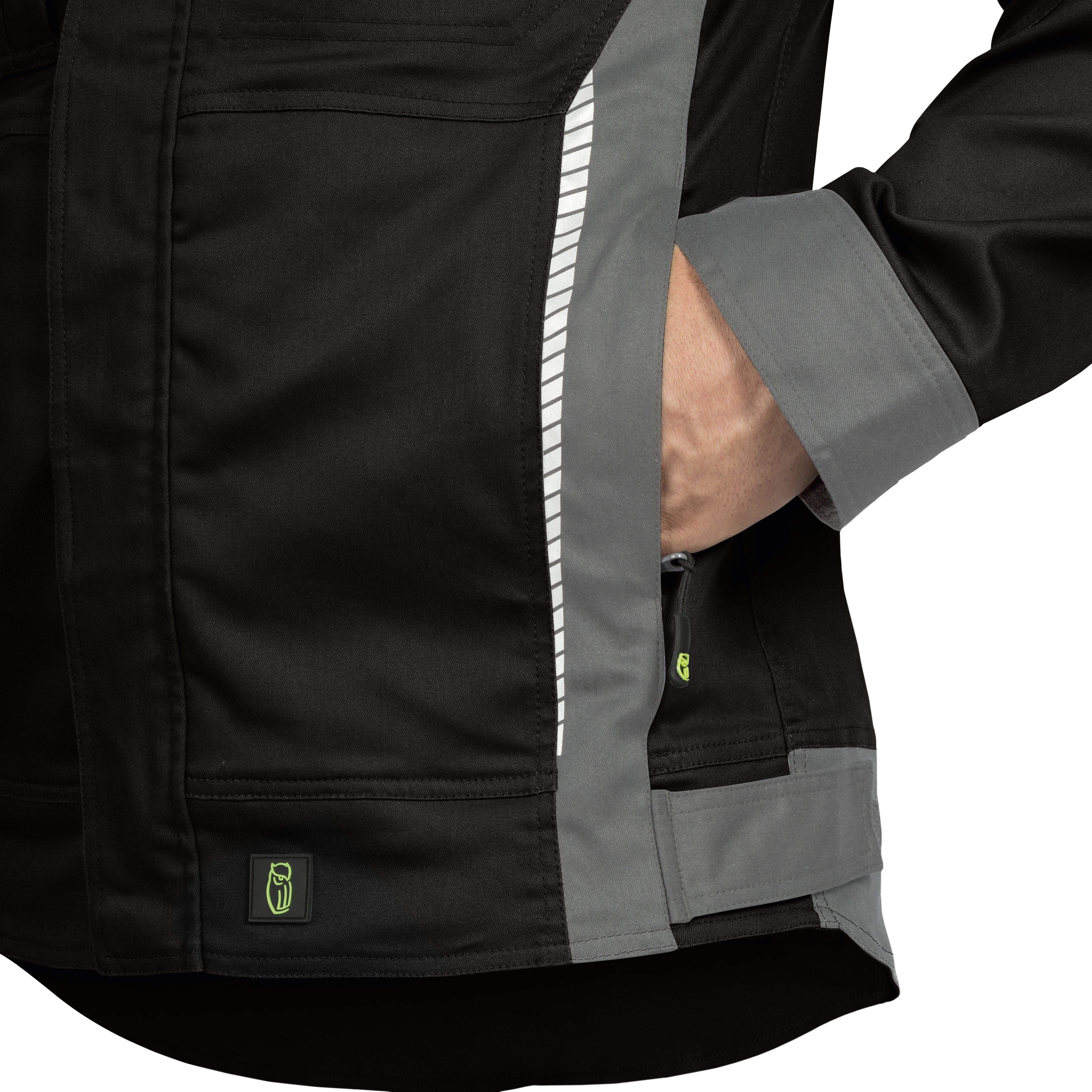 FLEX Bundjacke schwarz/grau