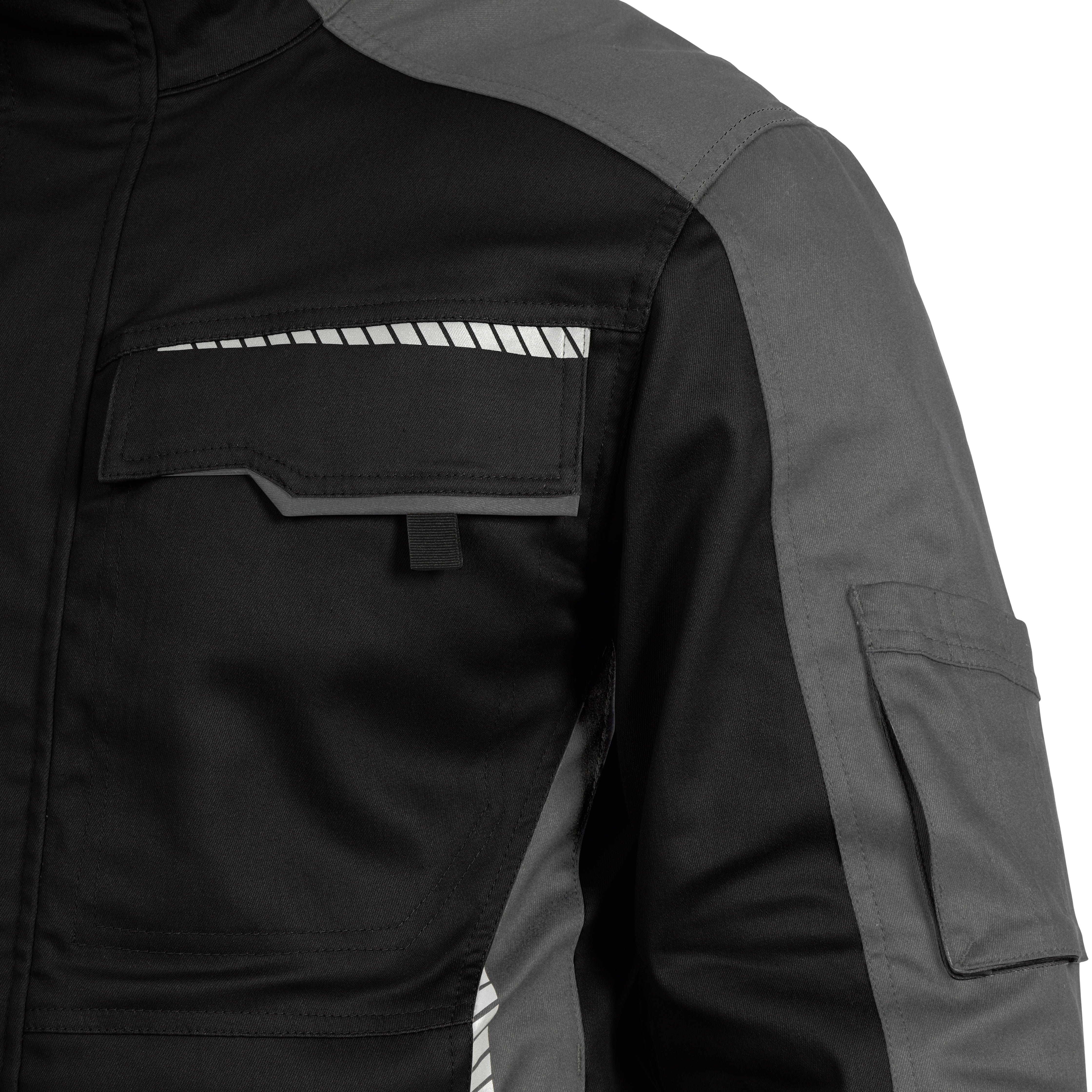 FLEX Bundjacke schwarz/grau