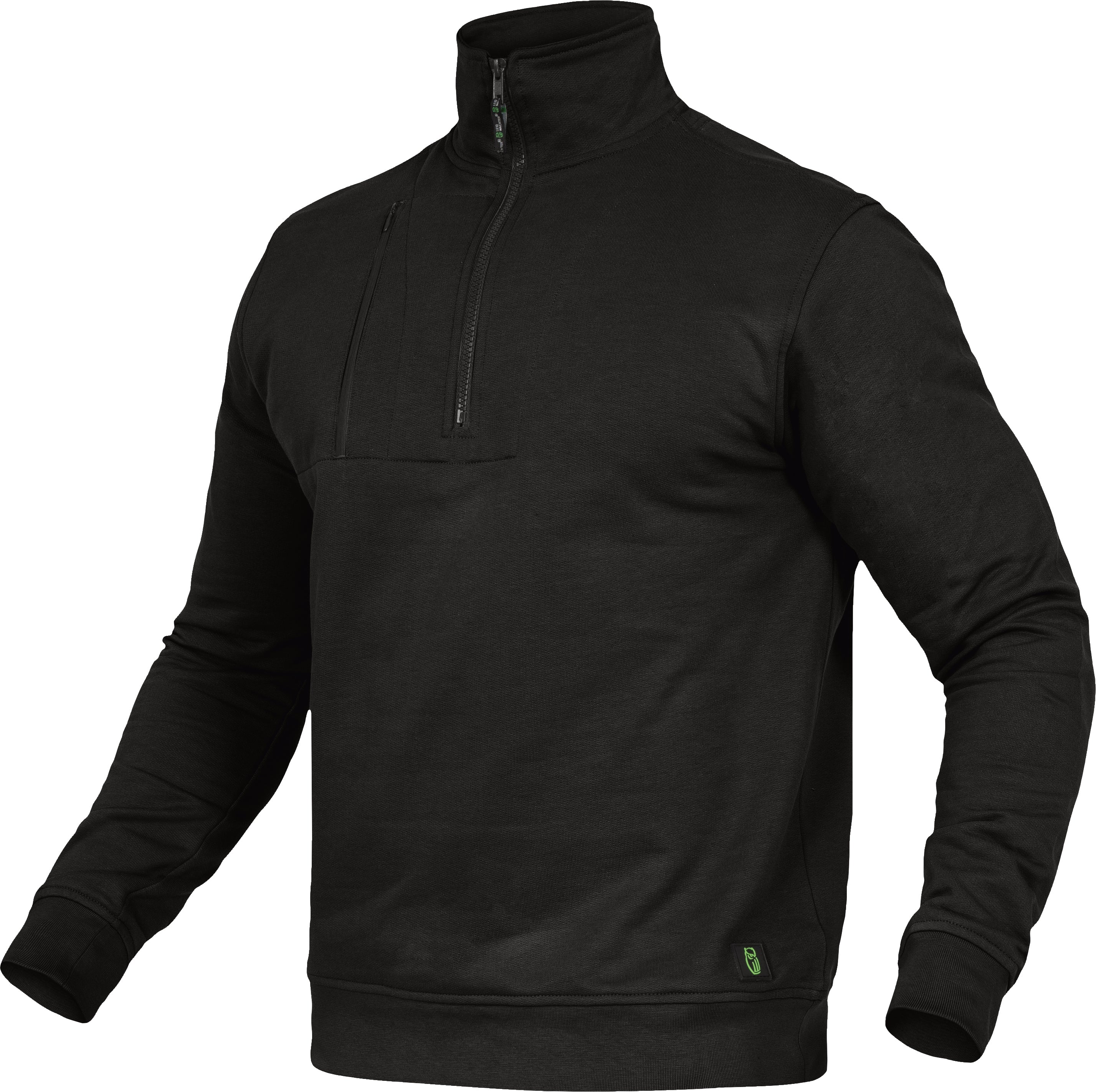 FLEX Zip-Sweater schwarz