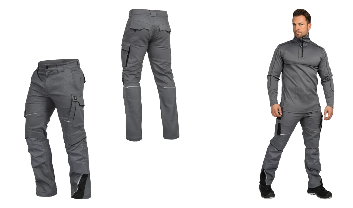 FLEX Bundhose grau