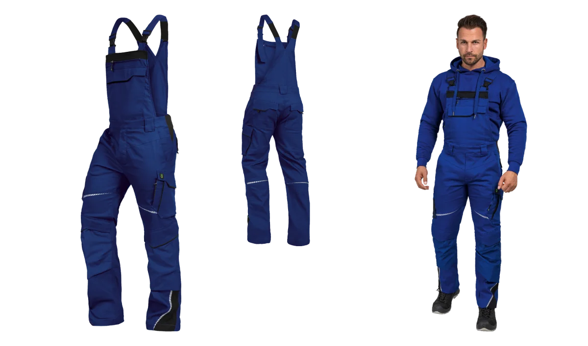 FLEX Latzhose kornblau