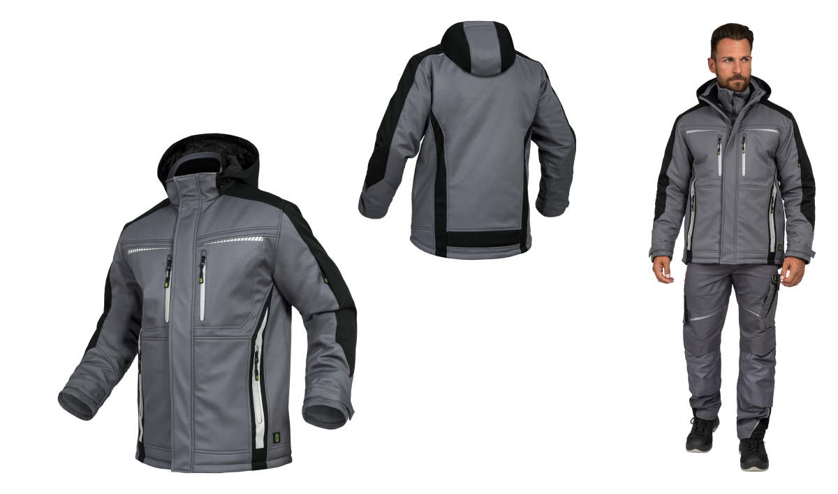 Flex Line, Winter-Softshelljacke Herren